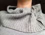Upcycling A Turtle Neck Sweater Into A Cowl Infinity Scarf