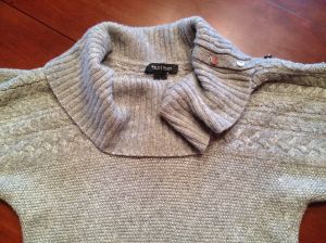 sweater before